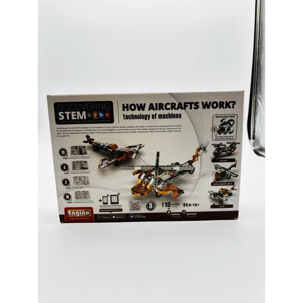 Engino Discovering STEM Technology of Machines: How Aircraft’s Work.
